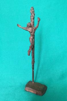 Bronzekreuz "Christus" stehend 12,5cm