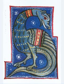 Drache als Figureninitiale S