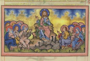 Aus der Bergpredigt (Mainzer Evangeliar)