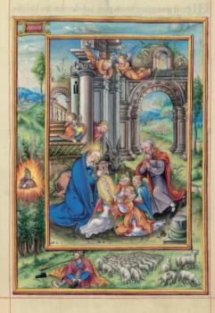 Weihnachtsminiatur von Gabriel Glockendon