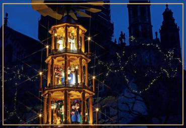 Weihnachtspyramide in Mainz
