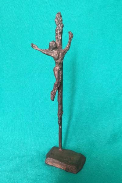 Bronzekreuz "Christus" stehend 12,5cm