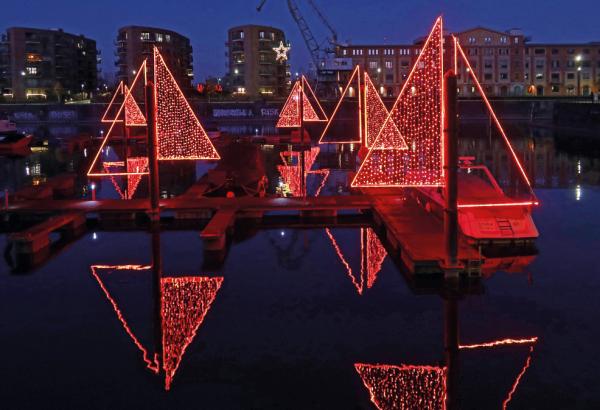 Weihnachten im Mainzer Zollhafen
