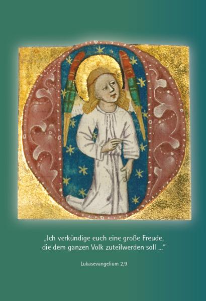 Engel-Initiale aus einen Stundenbuch