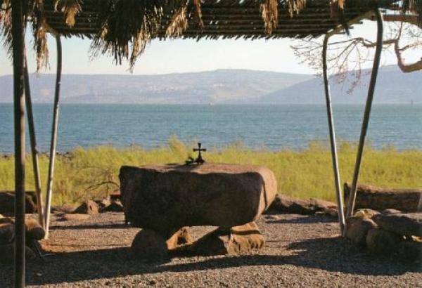 Am See Gennesaret bei Tabgha