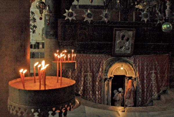 Bethlehem - Der Eingang zur Geburtsgrotte