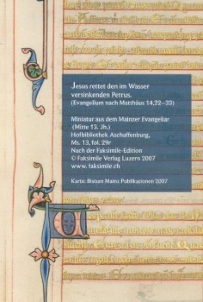 Jesus rettet den versinkenden Petrus