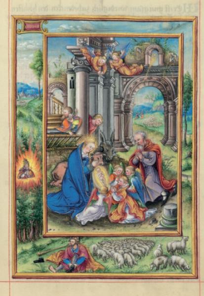 Weihnachtsminiatur von Gabriel Glockendon