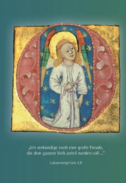 Engel-Initiale aus einen Stundenbuch