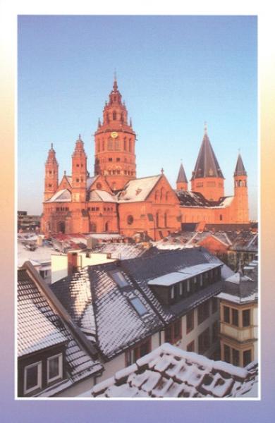 Winterlicher Dom zu Mainz