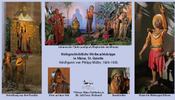 Heilsgeschichtliche Weihnachtskrippe in Mainz, St. Quintin