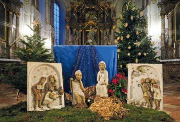 Weihnachtskrippe in der Augustinerkirche Mainz