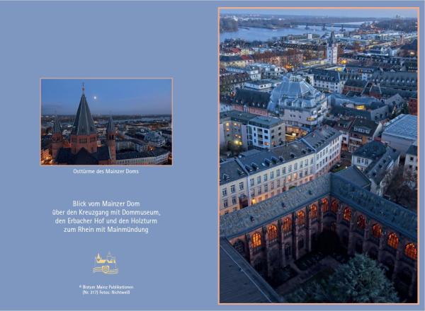 Blick vom Mainzer Dom über den Kreuzgang mit Dommuseum
