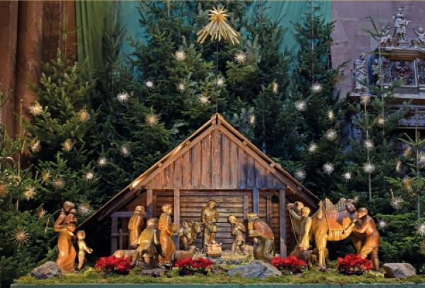 Die Weihnachtskrippe im Mainzer Dom