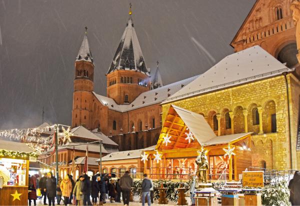 Auf dem Mainzer Weihnachtsmarkt